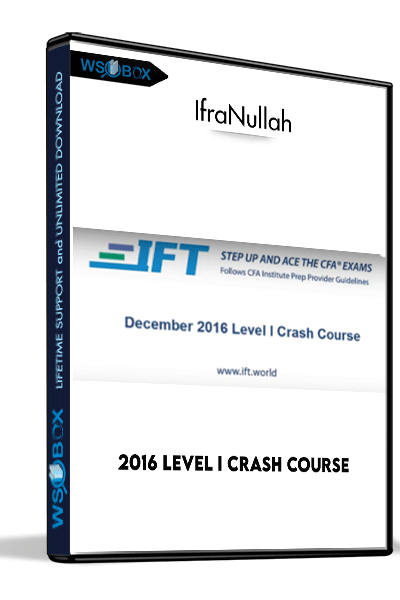 2016 Level I Crash Course –  IfraNullah