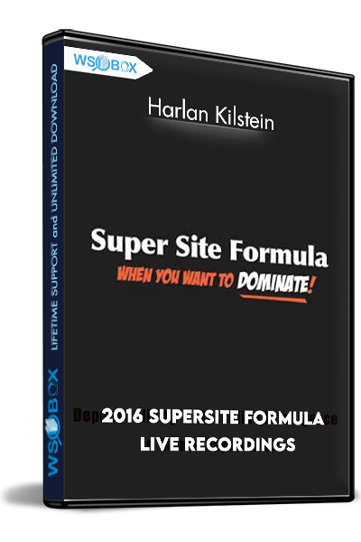 2016 SuperSite Formula Live Recordings – Harlan Kilstein