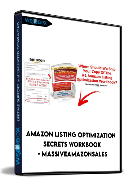 Amazon Listing Optimization Secrets Workbook – Massiveamazonsales