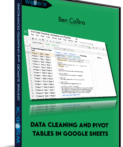 Data Cleaning And Pivot Tables In Google Sheets – Ben Collins