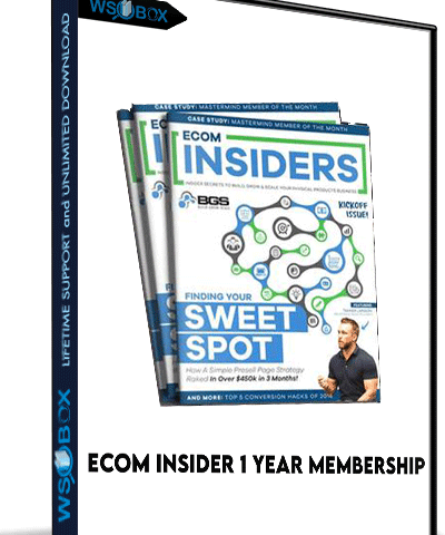 Ecom Insider 1 Year Membership