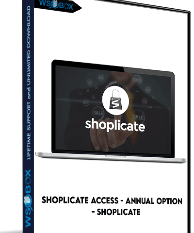 Shoplicate Access – Annual Option – Shoplicate