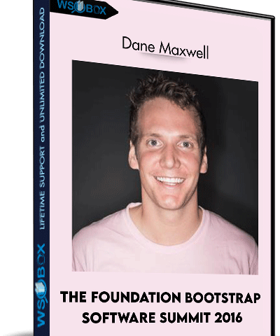 The Foundation Bootstrap Software Summit 2016 – Dane Maxwell