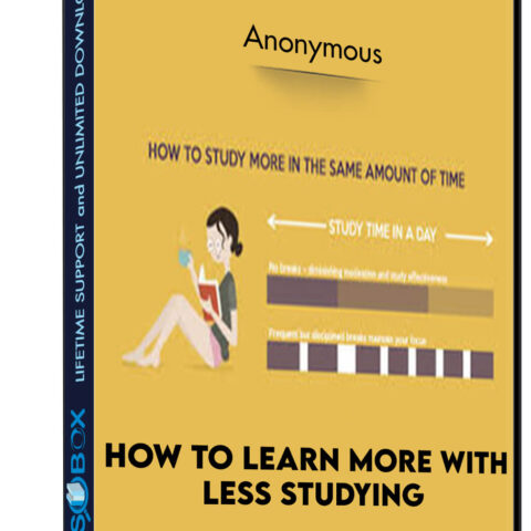 How To Learn More With Less Studying – Anonymous