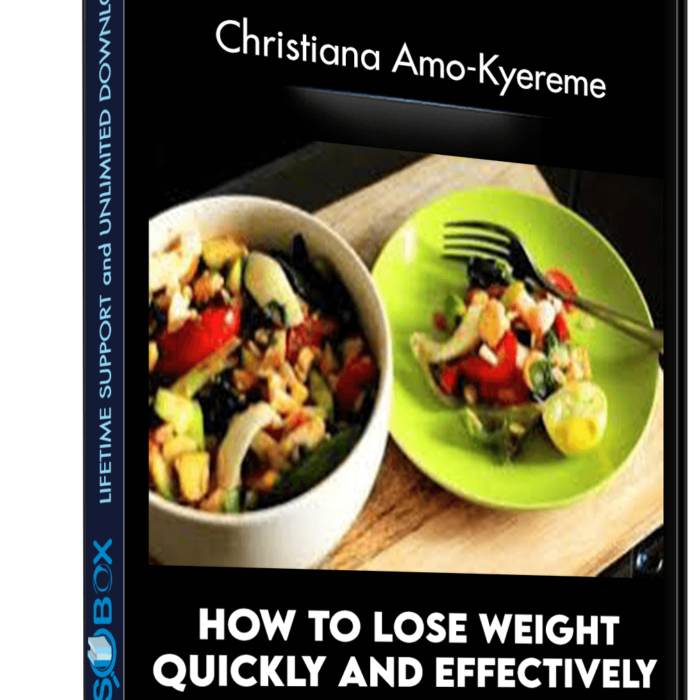 How to lose weight quickly and effectively using daily meals - Christiana Amo-Kyereme