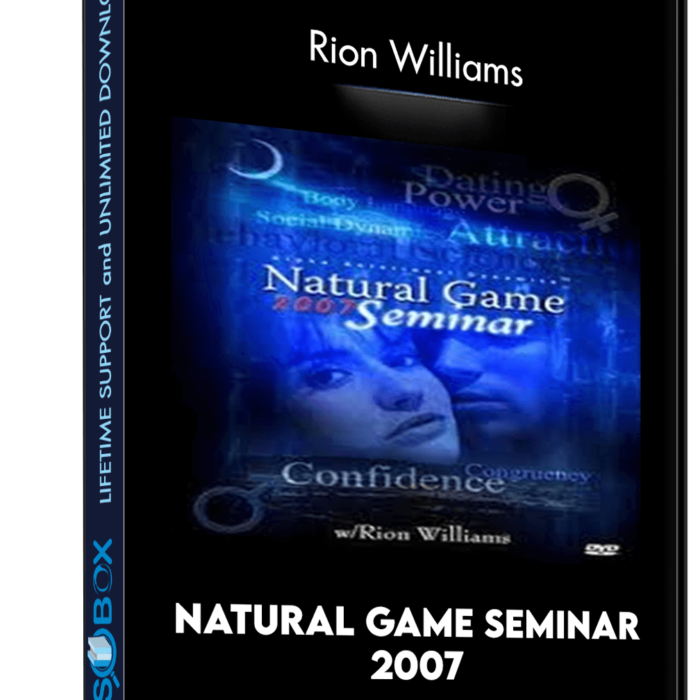 Natural Game Seminar 2007 - Rion Williams