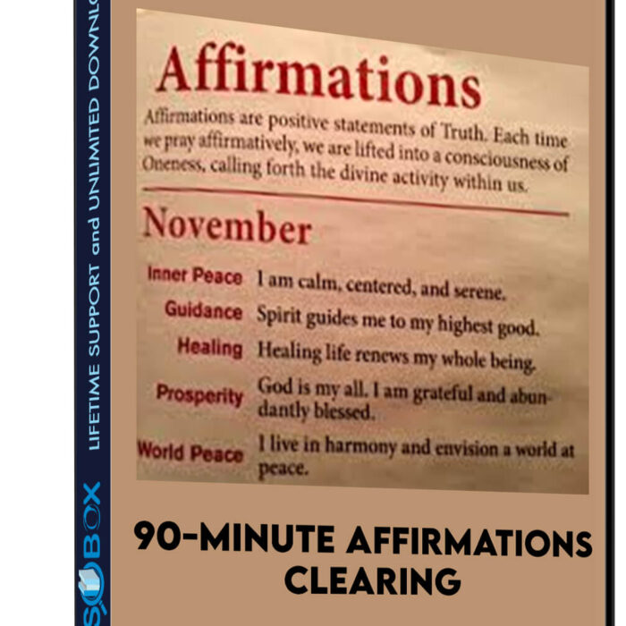 90-minute Affirmations Clearing