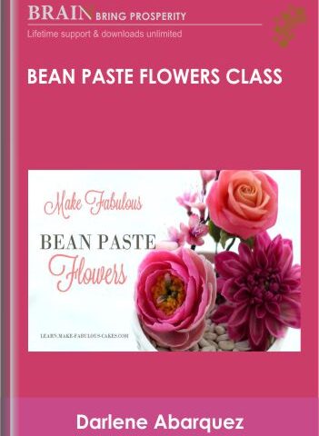 Bean Paste Flowers Class – Darlene Abarquez