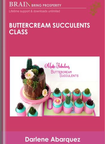 Buttercream Succulents Class – Darlene Abarquez