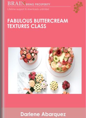 Fabulous Buttercream Textures Class – Darlene Abarquez