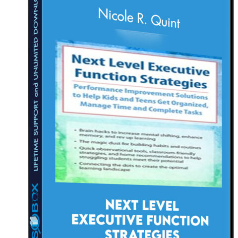 Next Level Executive Function Strategies: Performance Improvement Solutions To Help Kids And Teens Get Organized, Manage Time And Complete Tasks – Nicole R. Quint