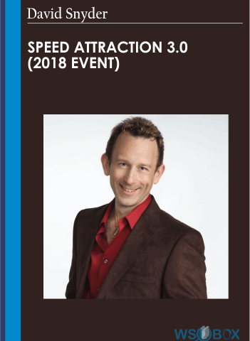 Speed Attraction 3.0 (2018 Event) – David Snyder