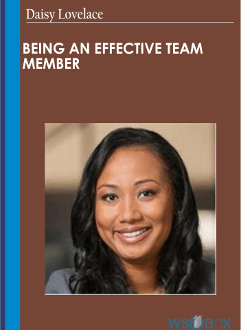 Being An Effective Team Member – Daisy Lovelace