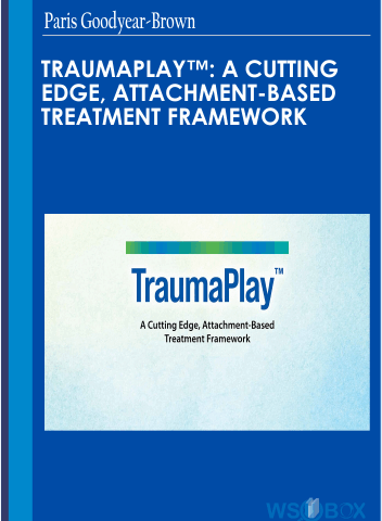 TraumaPlay™: A Cutting Edge, Attachment-Based Treatment Framework – Paris Goodyear-Brown