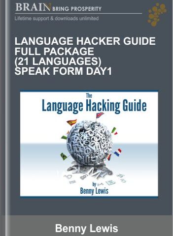Language Hacker Guide Full Package (21 Languages) + Speak Form Day1 – Benny Lewis