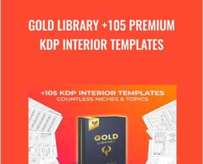 Gold Library +105 Premium KDP Interior Templates – Book Bird