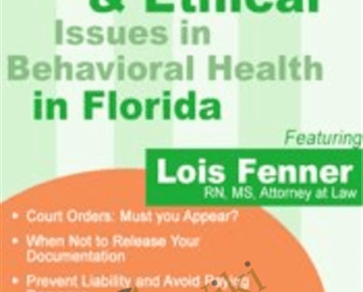 Legal Ethical Issues in Behavioral Health in Florida - eBokly - Library of new courses!
