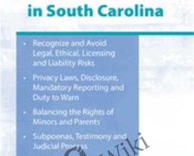 Legal Ethical Issues in Behavioral Health in South Carolina - eBokly - Library of new courses!