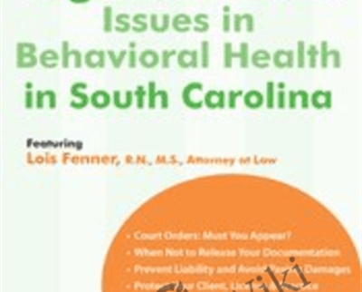 Legal and Ethical Issues in Behavioral Health in South Carolina - eBokly - Library of new courses!