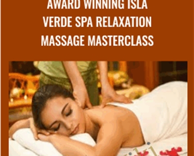 Mark Perren Jones Award Winning Isla Verde Spa Relaxation Massage Masterclass - eBokly - Library of new courses!
