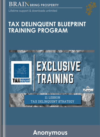 Tax Delinquent Blueprint – Anonymous