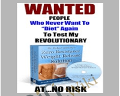Zero Resistance Weight Release E28093 Dr Robert Anthony - eBokly - Library of new courses!