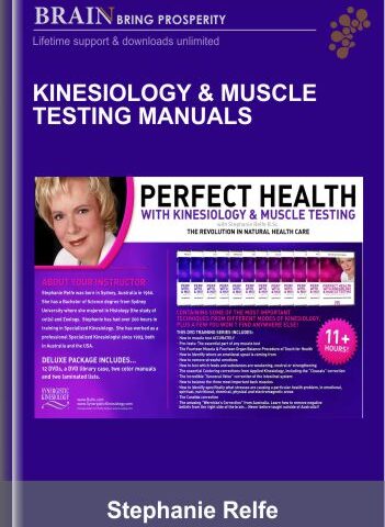 Kinesiology & Muscle Testing Manuals – Stephanie Relfe