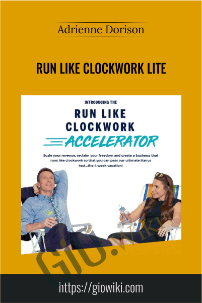 Adrienne Dorison E28093 Run Like Clockwork Lite - eBokly - Library of new courses!