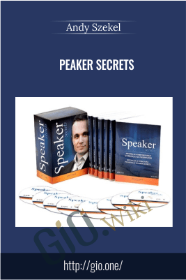 Andy Szekel E28093 Speaker Secrets - eBokly - Library of new courses!