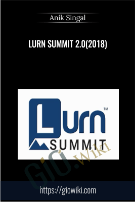 Lurn Summit 2.0(2018) – Anik Singal