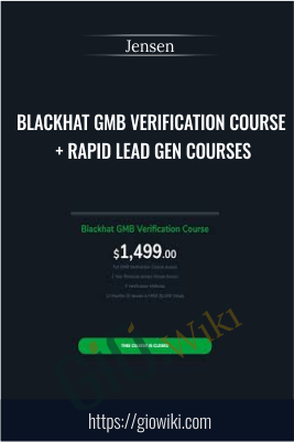 Blackhat GMB Verification Course Rapid Lead Gen Courses 1 - eBokly - Library of new courses!