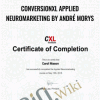 CONVERSIONXL APPLIED NEUROMARKETING BY ANDRC389 MORYS - eBokly - Library of new courses!