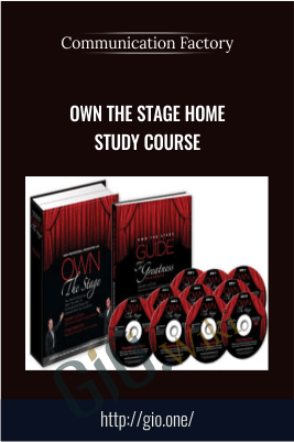 Communication Factory E28093 Own The Stage Home Study Course - eBokly - Library of new courses!