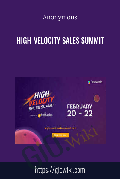 High Velocity Sales Summit - eBokly - Library of new courses!