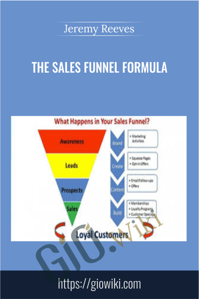 Jeremy Reeves The Sales Funnel Formula - eBokly - Library of new courses!