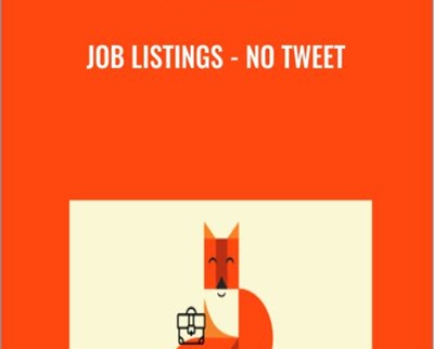 Job Listings – No Tweet by Andrew Foxwell