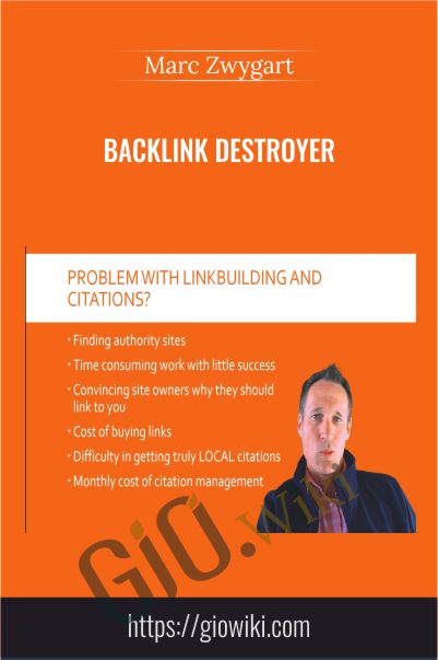 Marc Zwygart E28093 Backlink Destroyer - eBokly - Library of new courses!