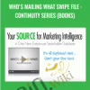 Whos Mailing What Swipe File Continuity Series Books - eBokly - Library of new courses!