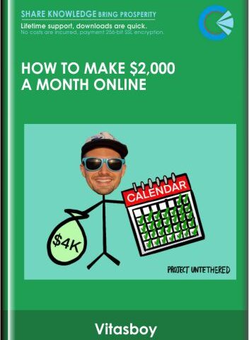 How To Make $2,000 A Month Online – Vitasboy
