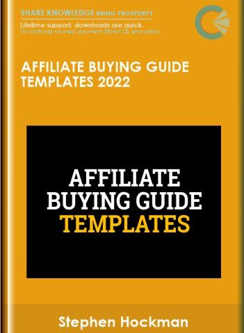 Affiliate Buying Guide Templates 2022 – Stephen Hockman