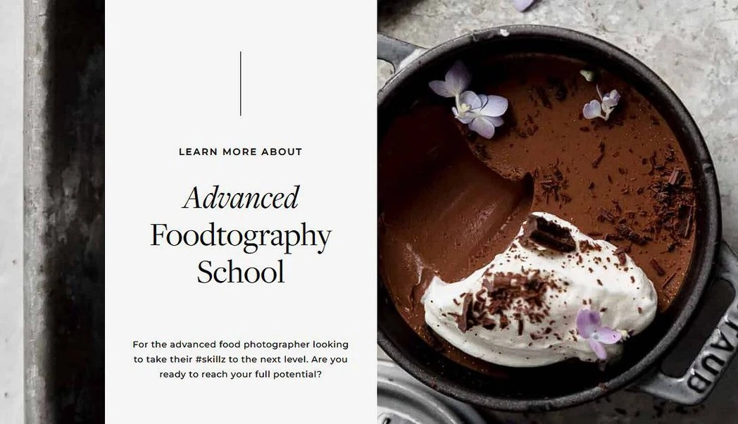 Advanced Foodtography School 2022 - Sarah Crawford