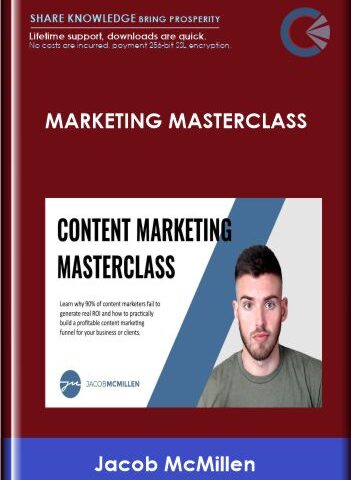 Marketing Masterclass – Jacob McMillen