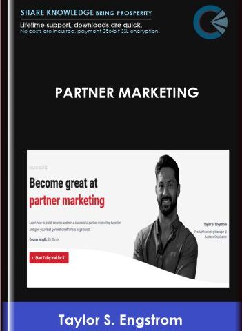 Partner Marketing – ConversionXL, Taylor S. Engstrom