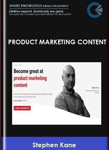 Product Marketing Content – ConversionXL, Stephen Kane