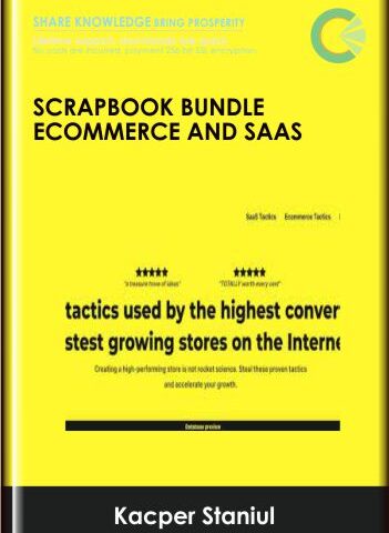 Scrapbook Bundle Ecommerce And SaaS – Kacper Staniul