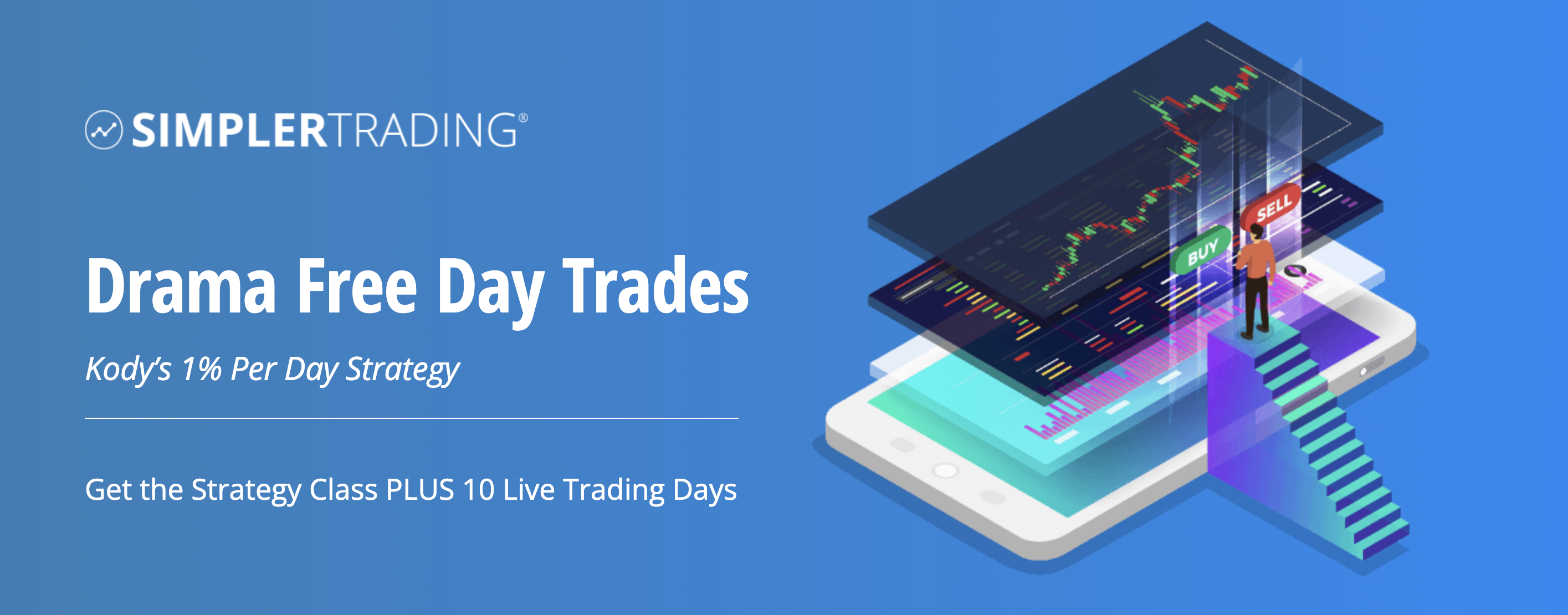 Drama Free Day Trades ELITE (Kody’s 1% Per Day Strategy) Basic Package - Simpler Trading
