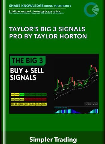Taylor’s Big 3 Signals PRO By Taylor Horton – Simpler Trading