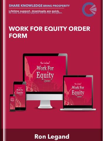 Work For Equity Order Form – Ron Legand