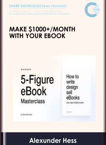 Make $1000+/month With Your EBook – Alexunder Hess