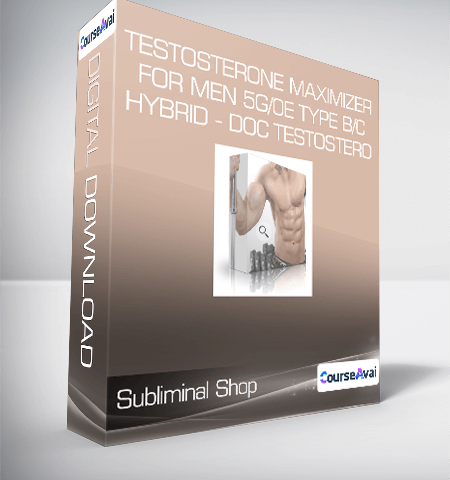 Subliminal Shop – Testosterone Maximizer For Men 5G/0E Type B/C Hybrid – Doc Testostero